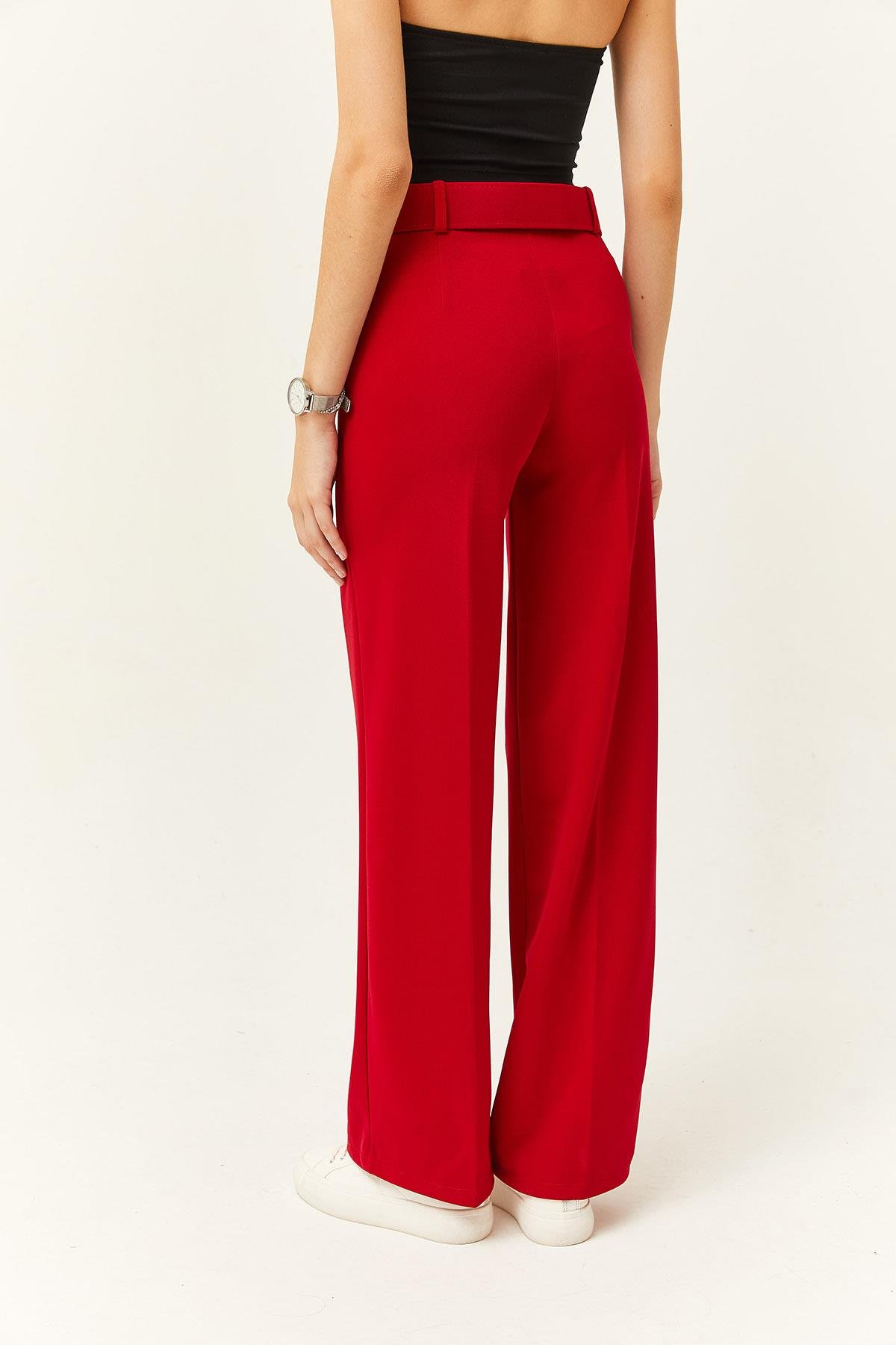 Şal Yaka Atlas Ceket Kırmızı