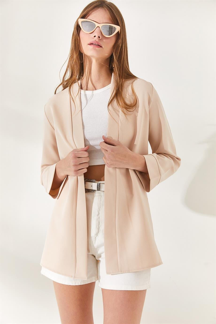 Şal Yaka Atlas Ceket Taş