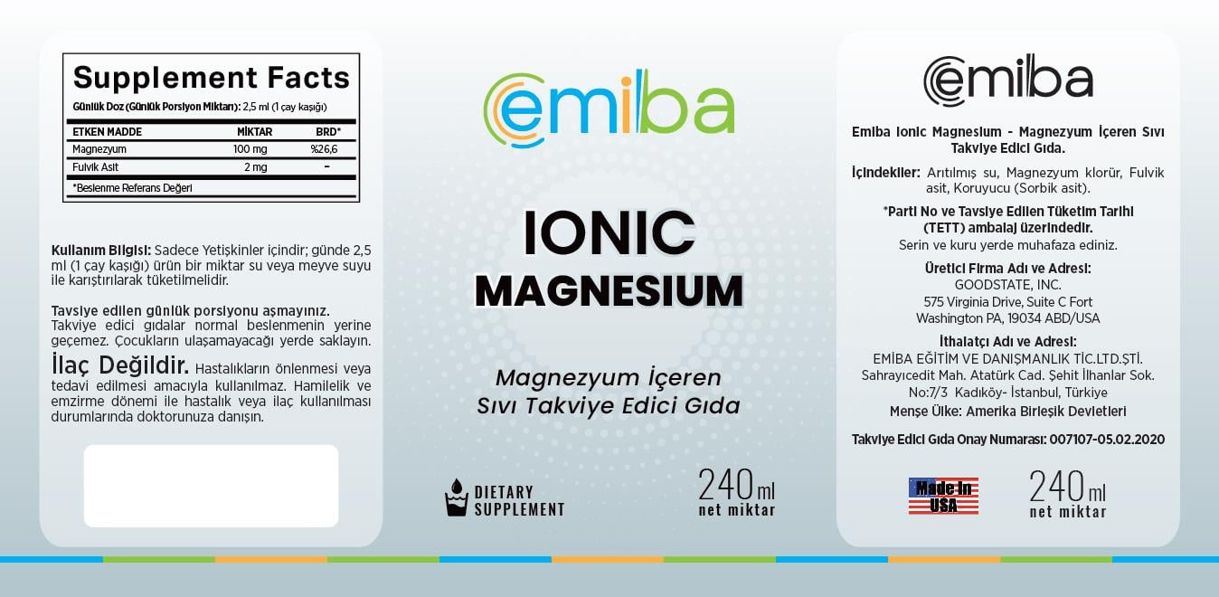 İyonik Magnezyum 240 ml