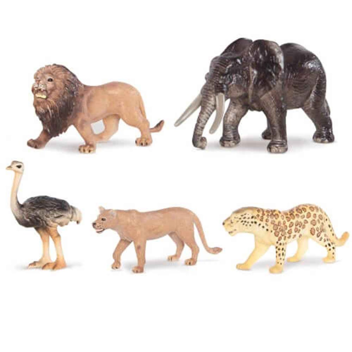 African Elephant Set & App / Safari Hayvanları Figür Seti