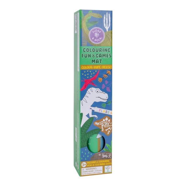 Boyanabilir Oyun ve Aktivite Matı / Dino