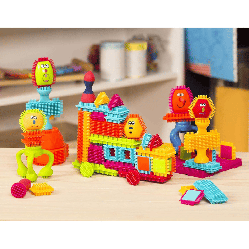 Bristle Blocks Yapı Oyuncakları - Neşeli Küçük Adamlar - 75 Parça