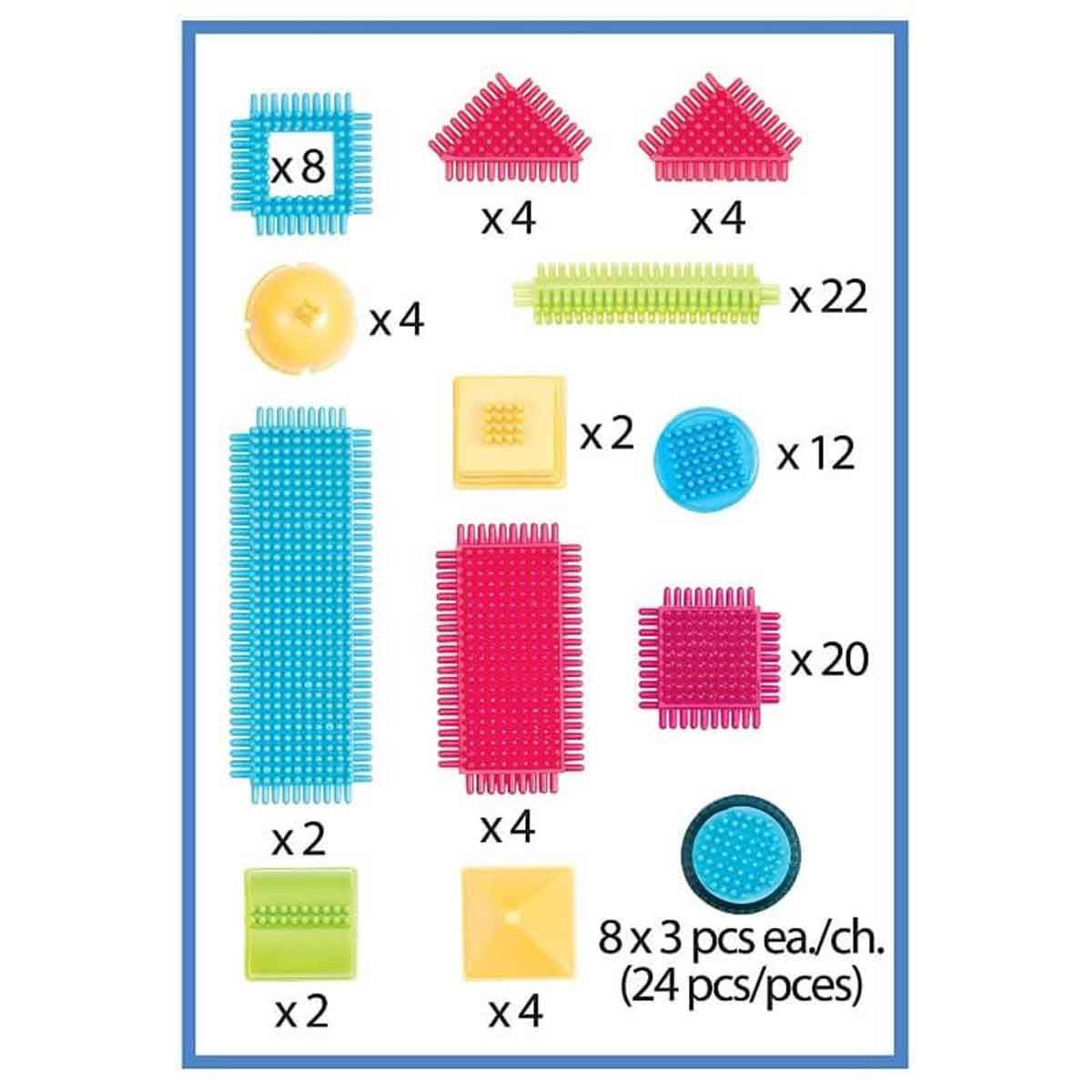 Bristle Blocks Yapı Oyunları-Yaratıcı Set-112Parça