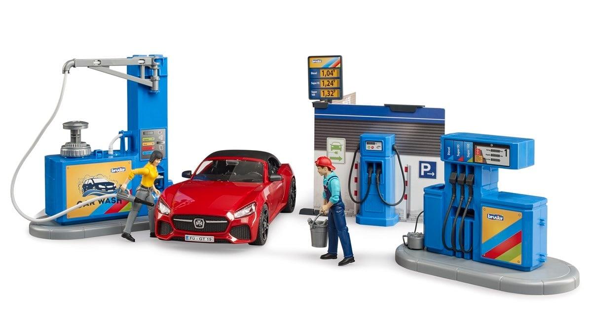 Bruder Benzin İstasyonu Ve Oto Yıkama BR62111
