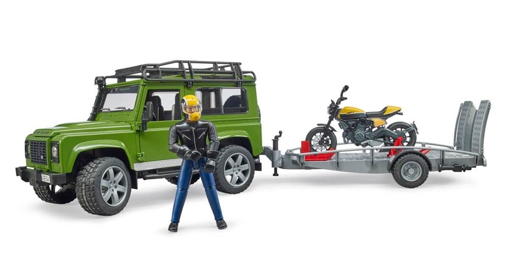 Bruder Land Rover Arazi Aracı & Ducati Motorsiklet Ve Sürücüsü