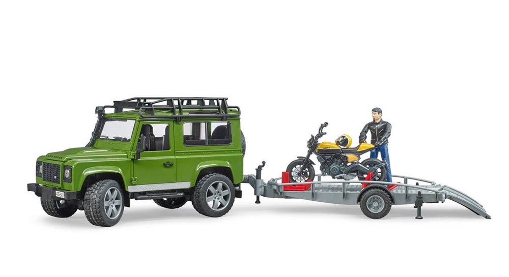 Bruder Land Rover Arazi Aracı & Ducati Motorsiklet Ve Sürücüsü