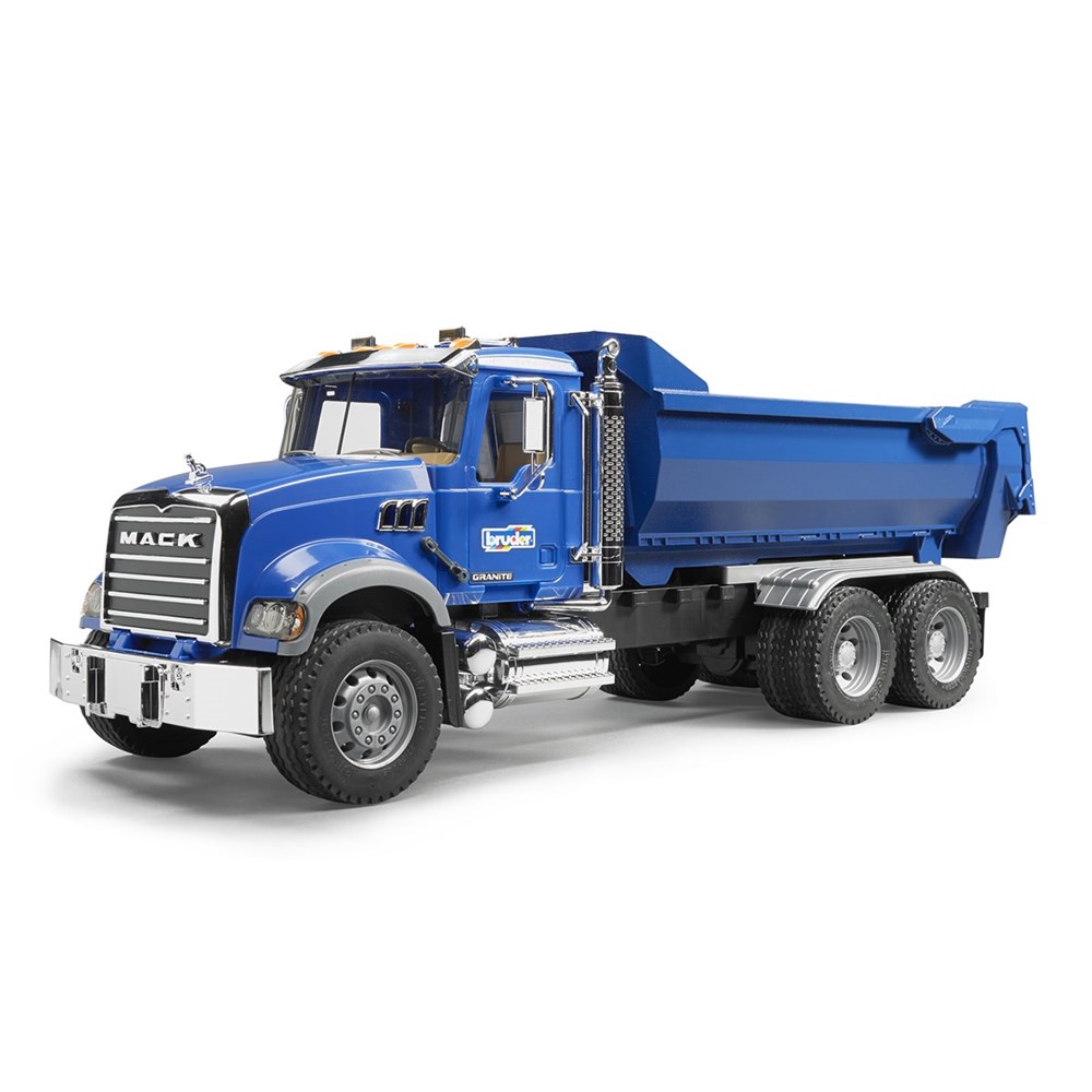 Bruder Mack Granite Mavi Damperli Kamyon - Mavi