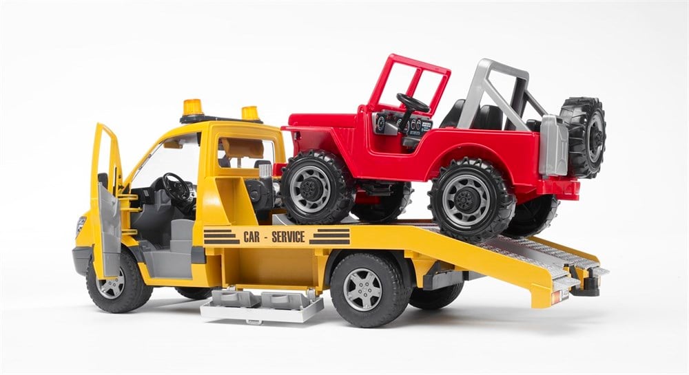 Bruder Mercedes Benz Sprinter Araba Çekici ve Jeep