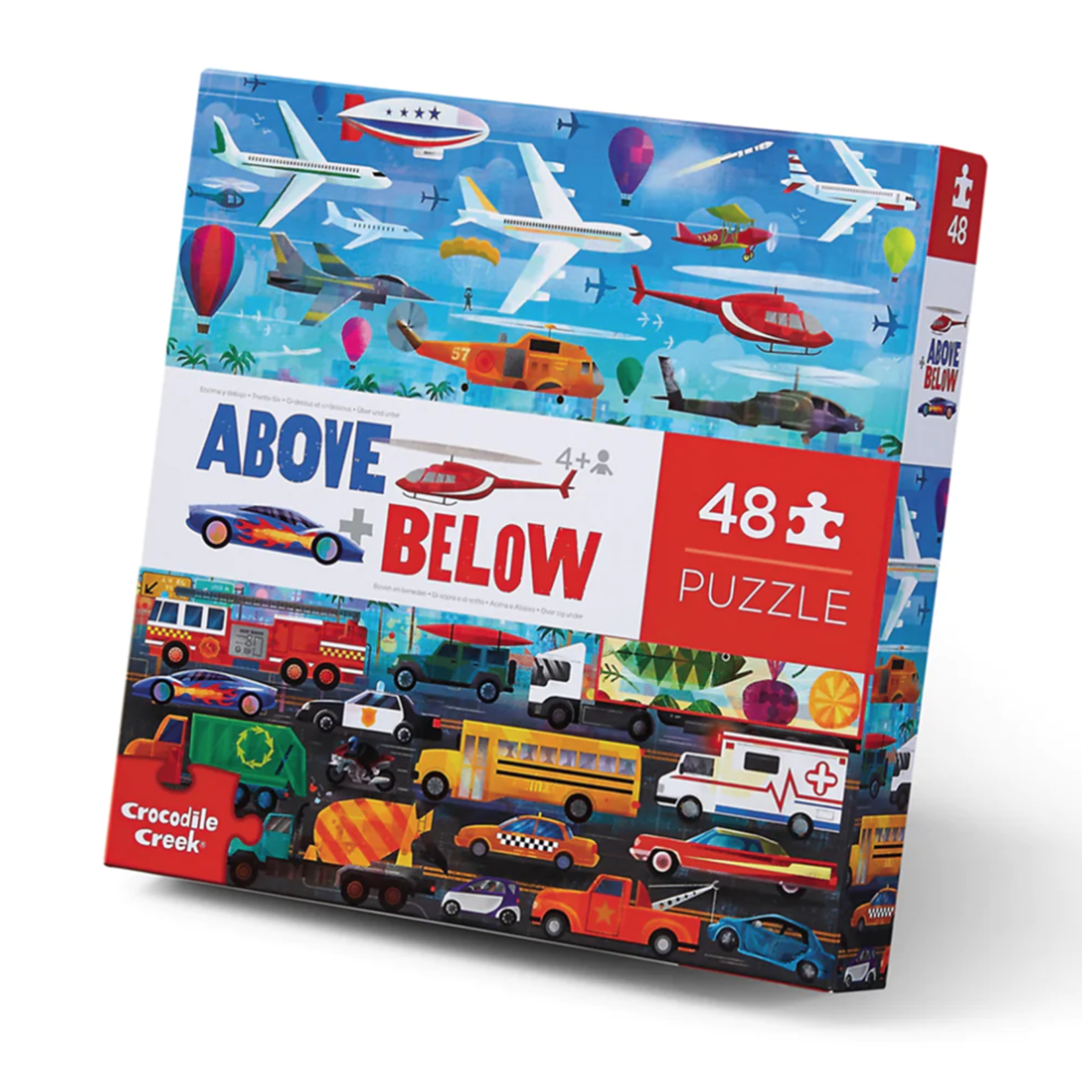 Crocodile Creek-Above & Below: Things That Go 48 Parça