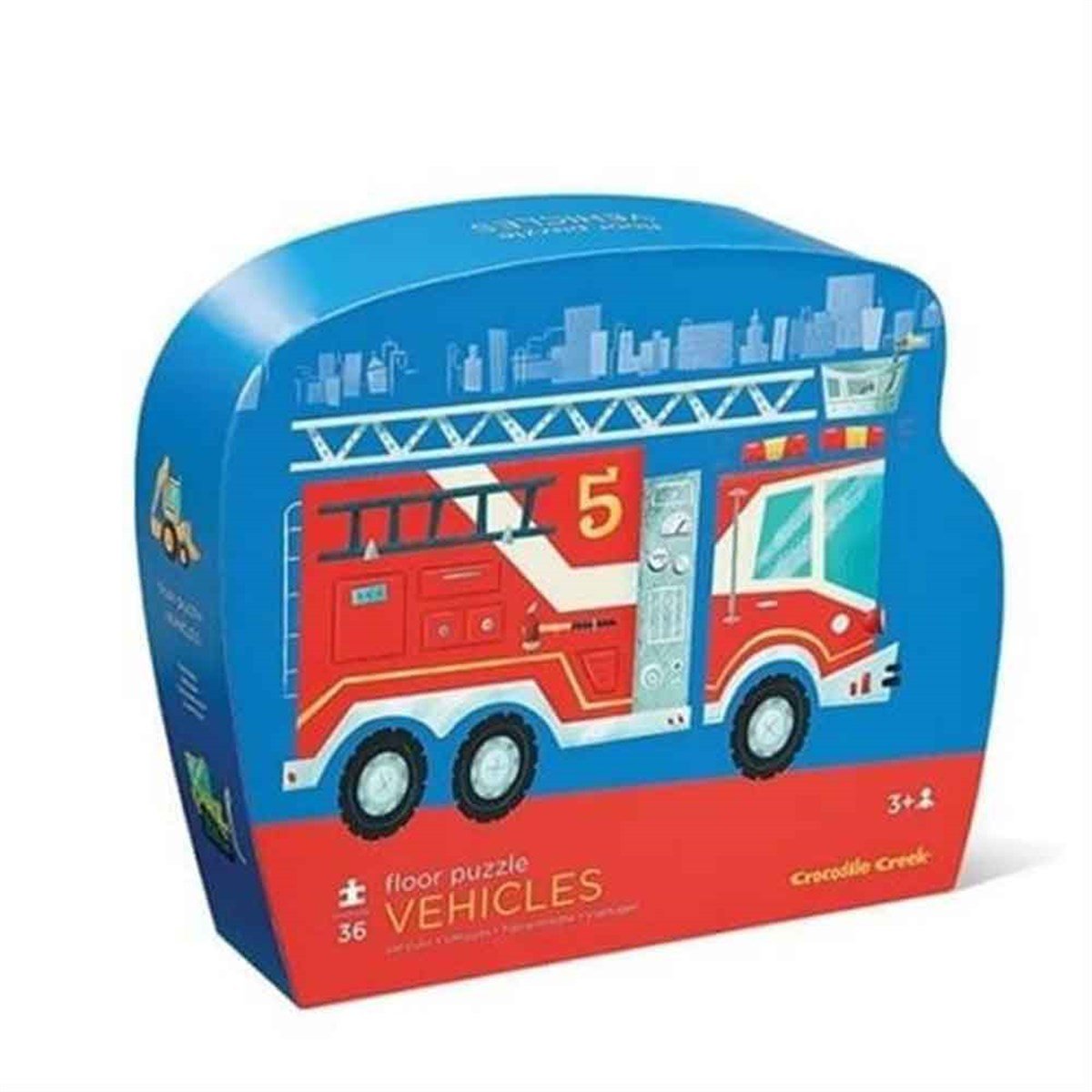 Crocodile Creek Dekoratif Puzzle Araçlar 24 Parça    	