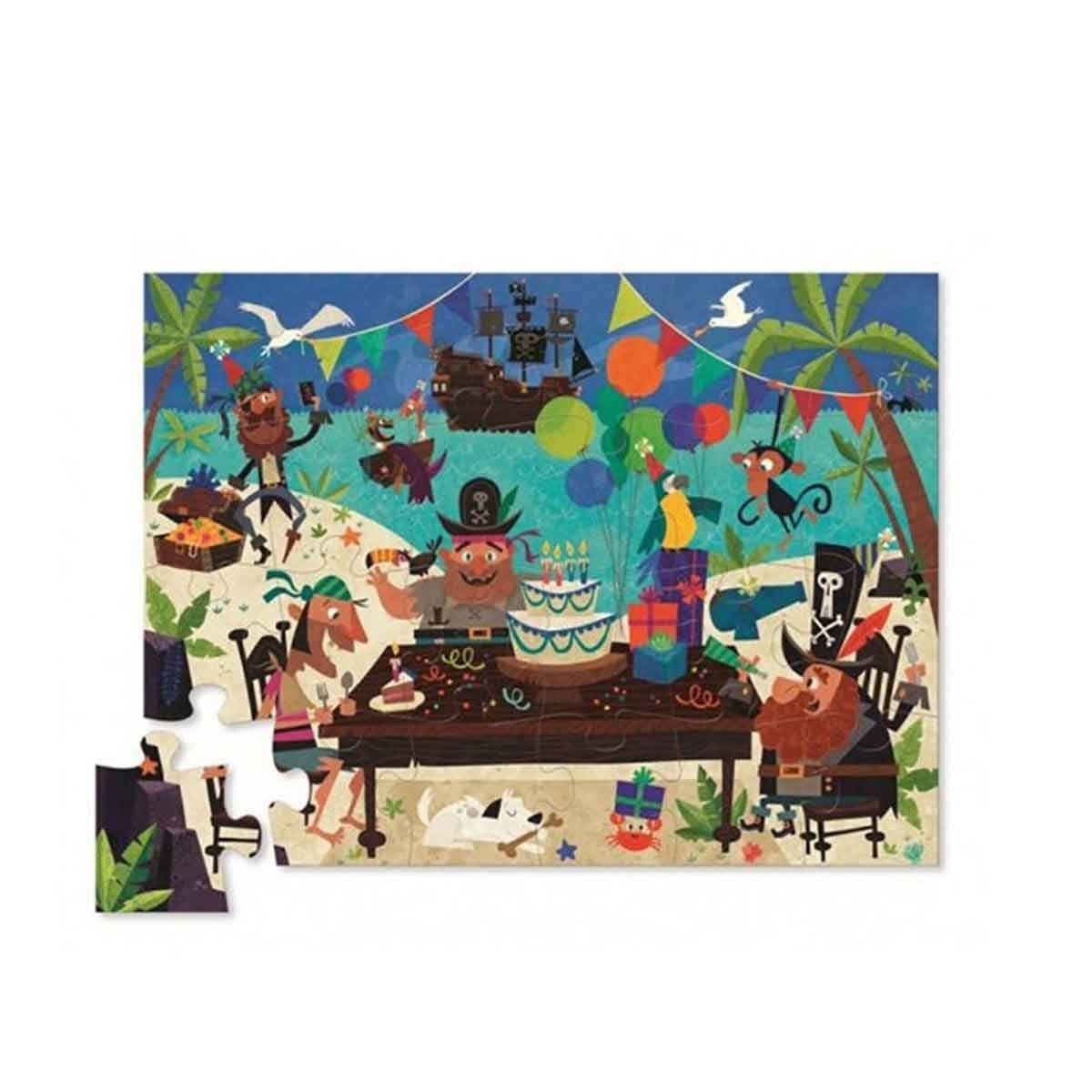 Crocodile Creek Mini Puzzle - 24 Parça - Korsanlar