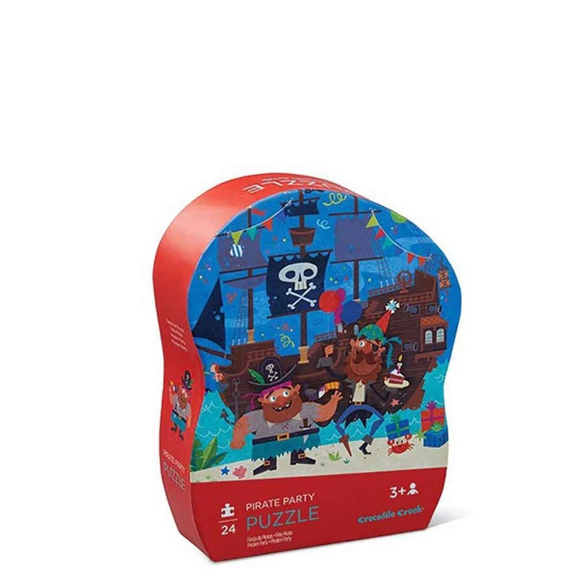 Crocodile Creek Mini Puzzle - 24 Parça - Korsanlar