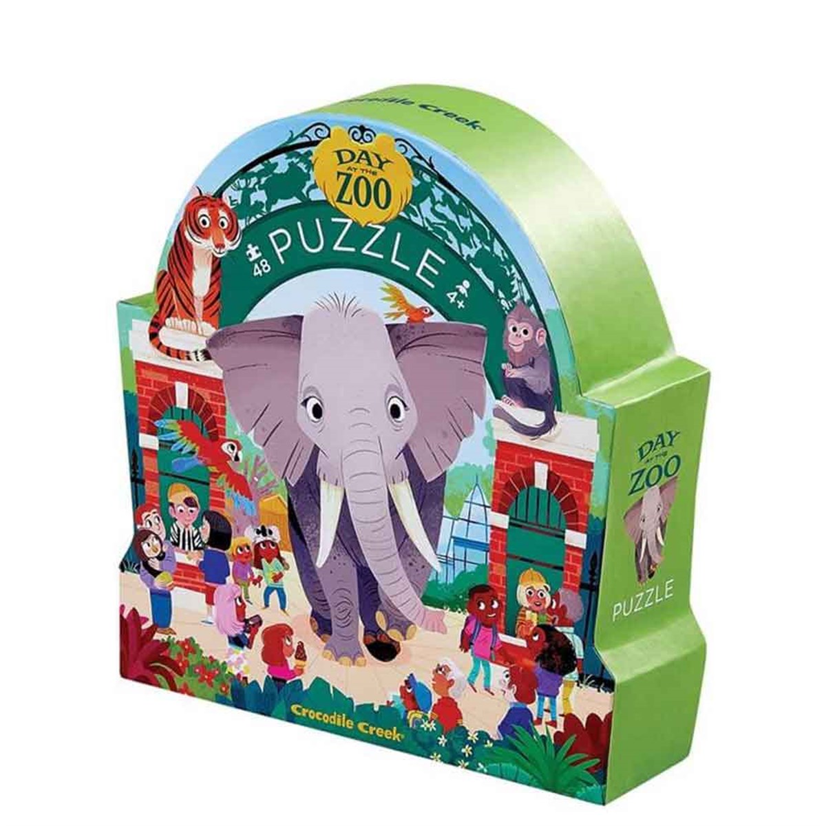 Crocodile Creek Müzede Bir Gün Puzzle Hayvanat Bahçesi