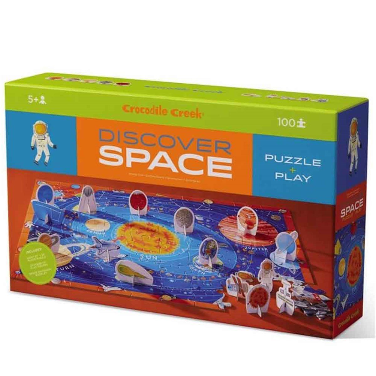Crocodile Creek Puzzle - 100 Parça - Uzayı Keşfet