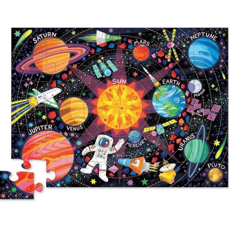 Crocodile Creek Puzzle - 36 Parça - Uzay Araştırmacısı