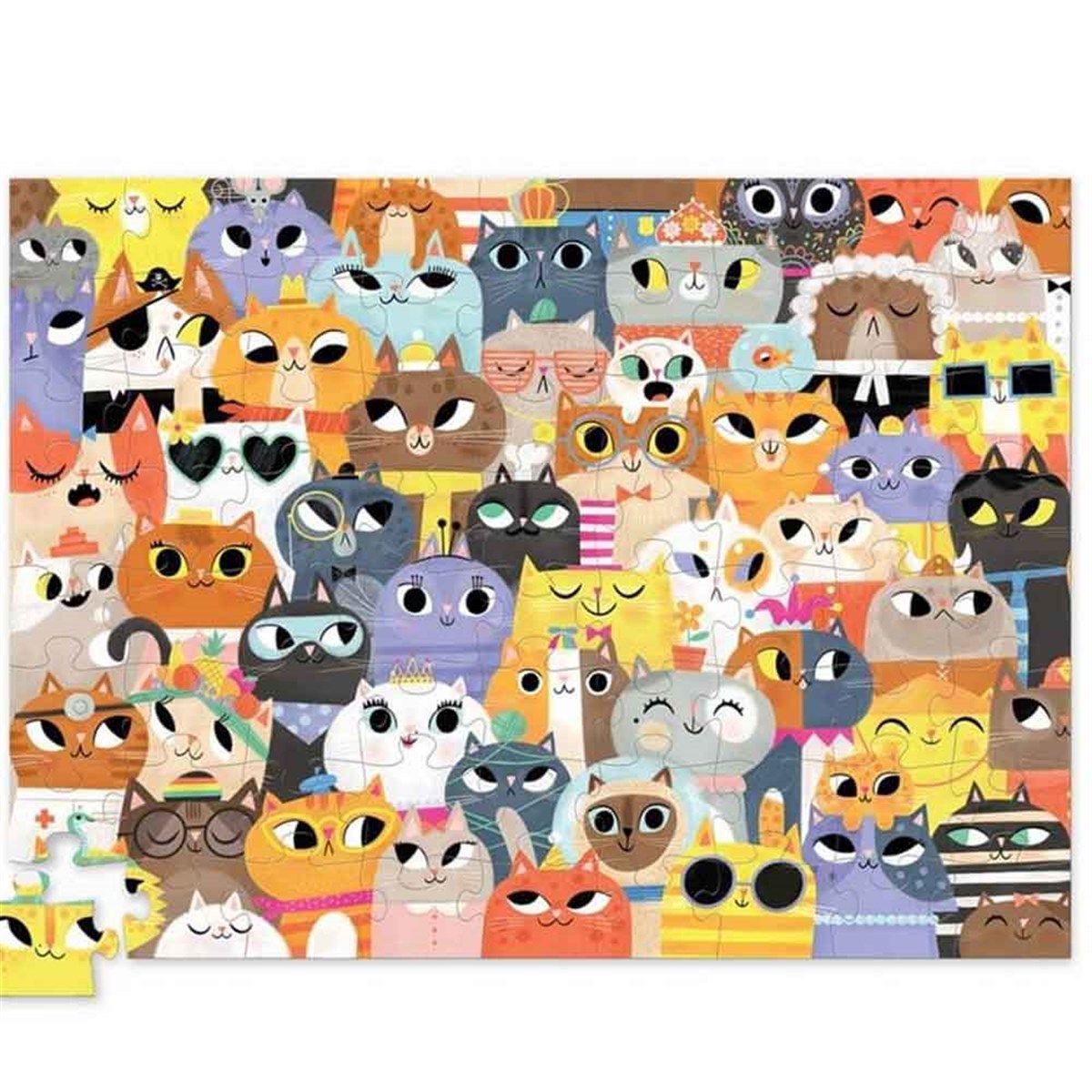 Crocodile Creek Puzzle - 72 Parça - Kediler