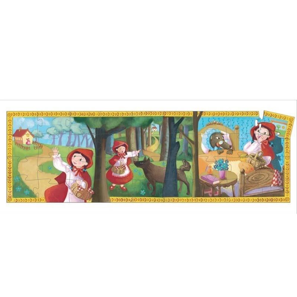 Djeco Dekoratif Puzzle 36 Parça/Little Red Riding Hood