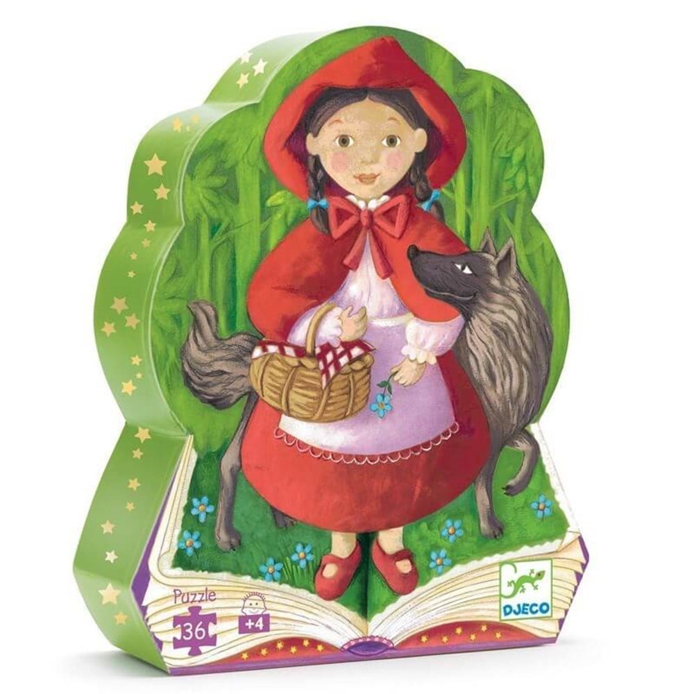 Djeco Dekoratif Puzzle 36 Parça/Little Red Riding Hood