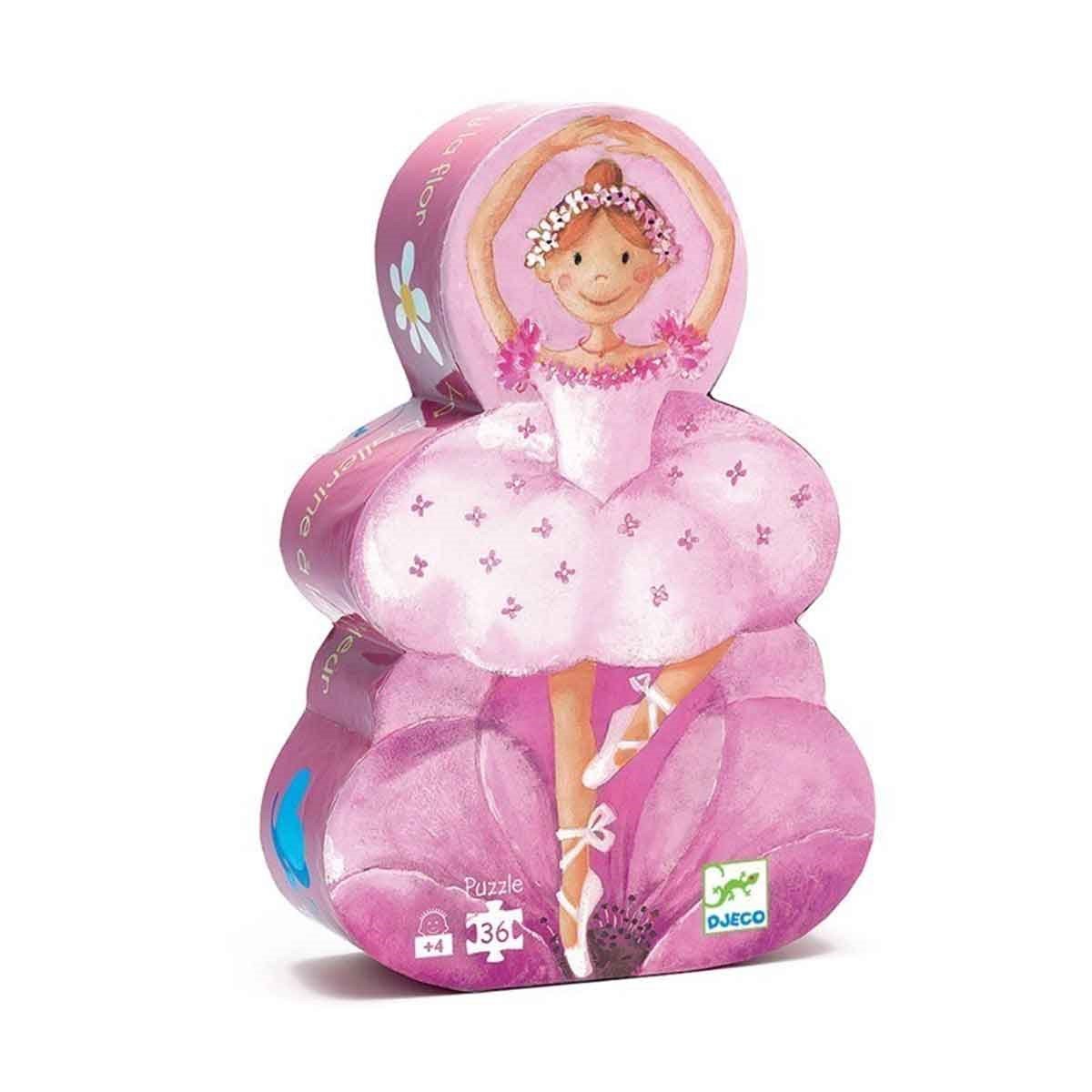 Djeco Dekoratif Puzzle 36 Parça/The Ballerina With The Flower