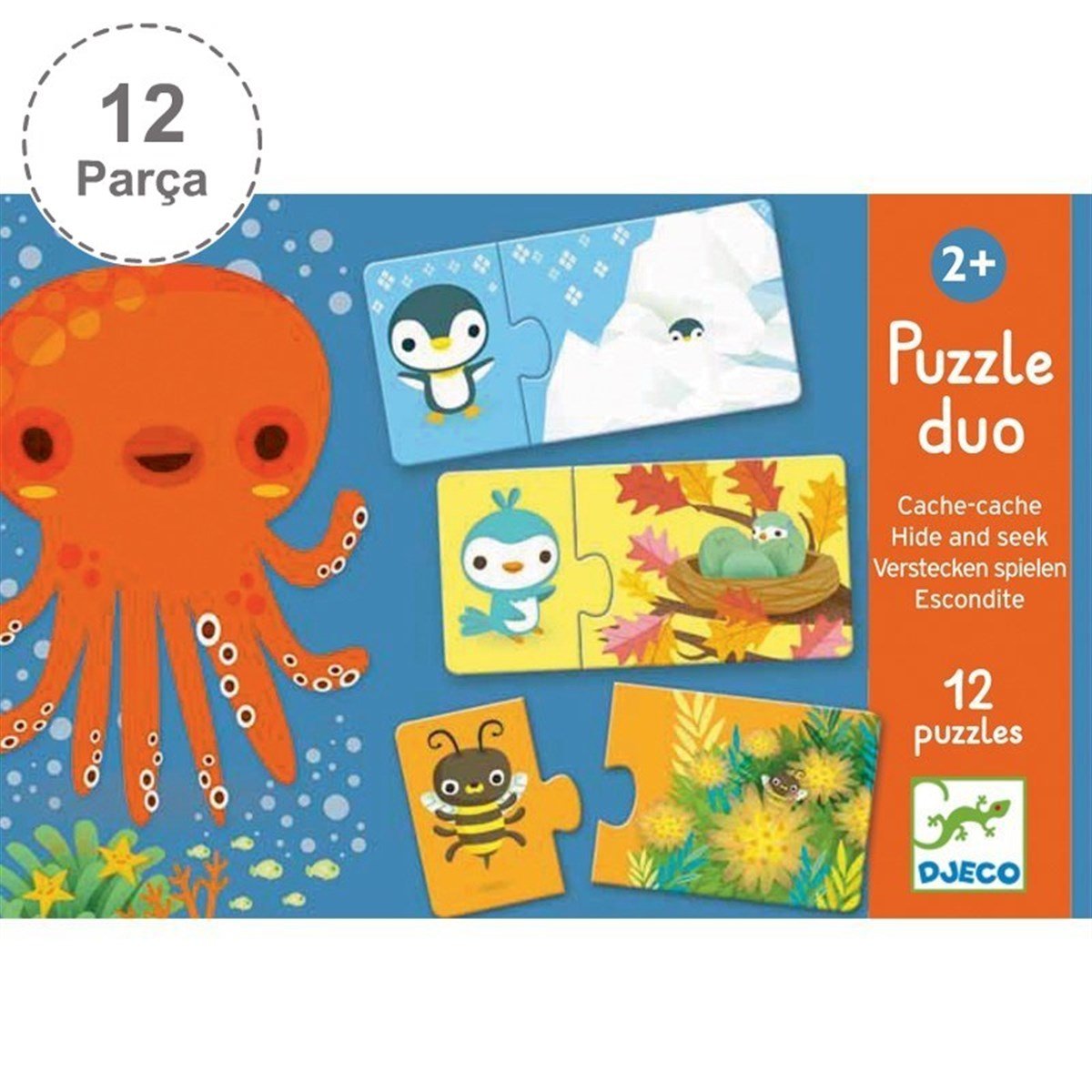 Djeco İkili Puzzle/ Duo Hide Seek    	