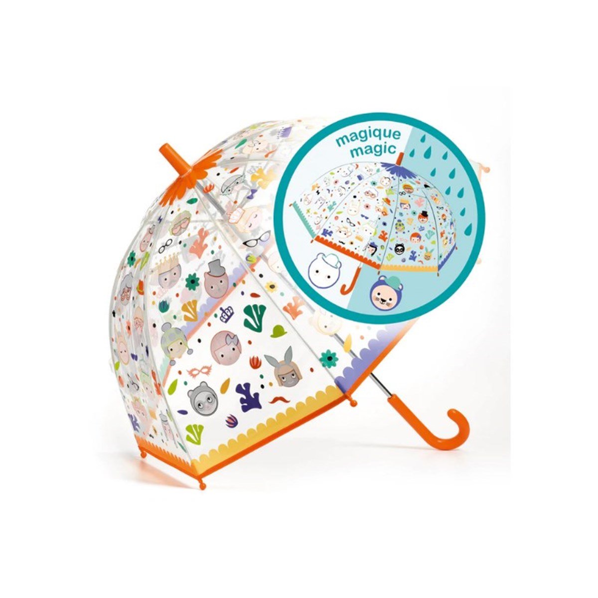 Djeco Sihirli Şemsiye- Faces    	