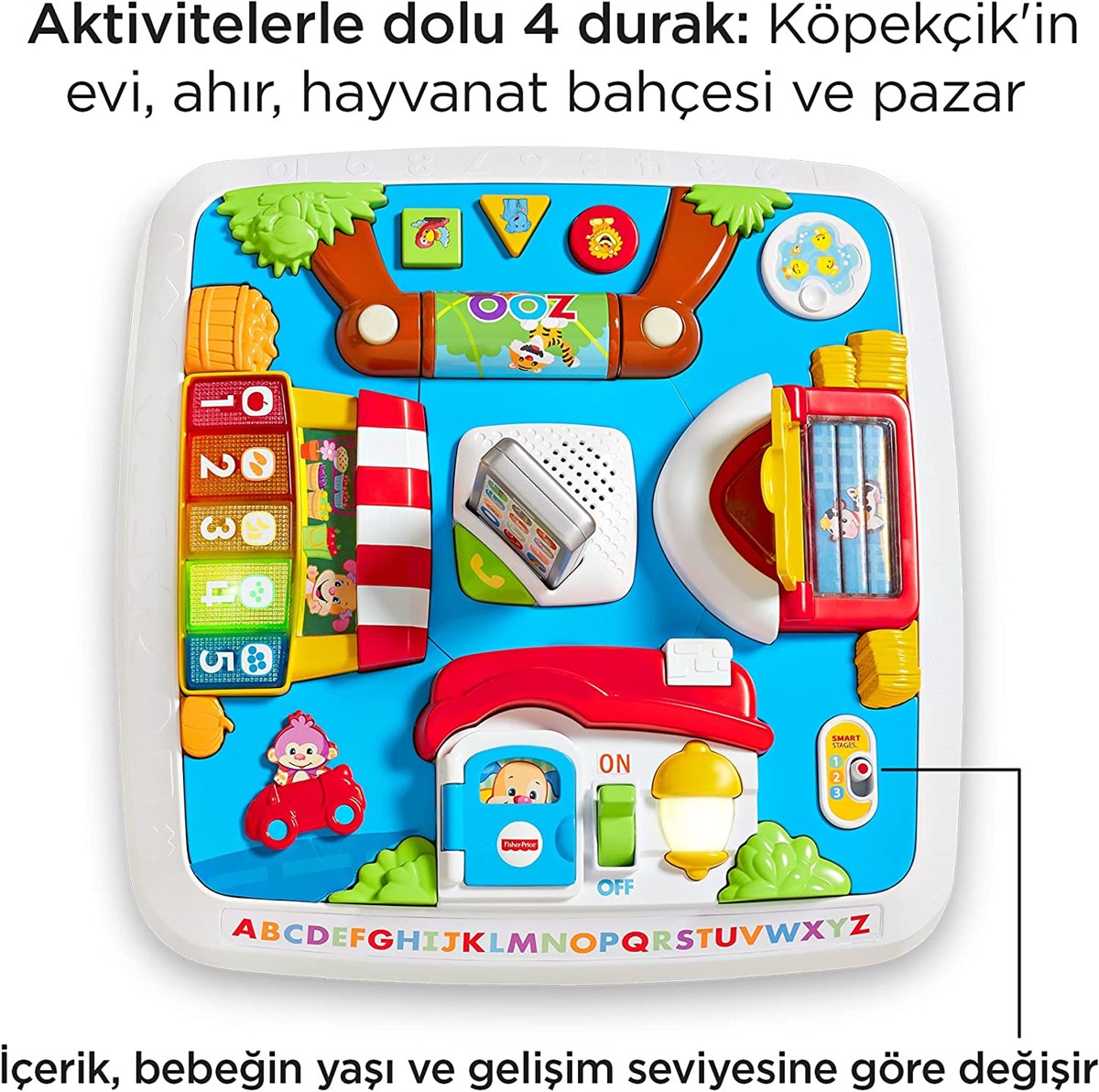 FISHER PRICE EĞİTİCİ KÖPEKÇİĞİN AKTİVİTE MASASI