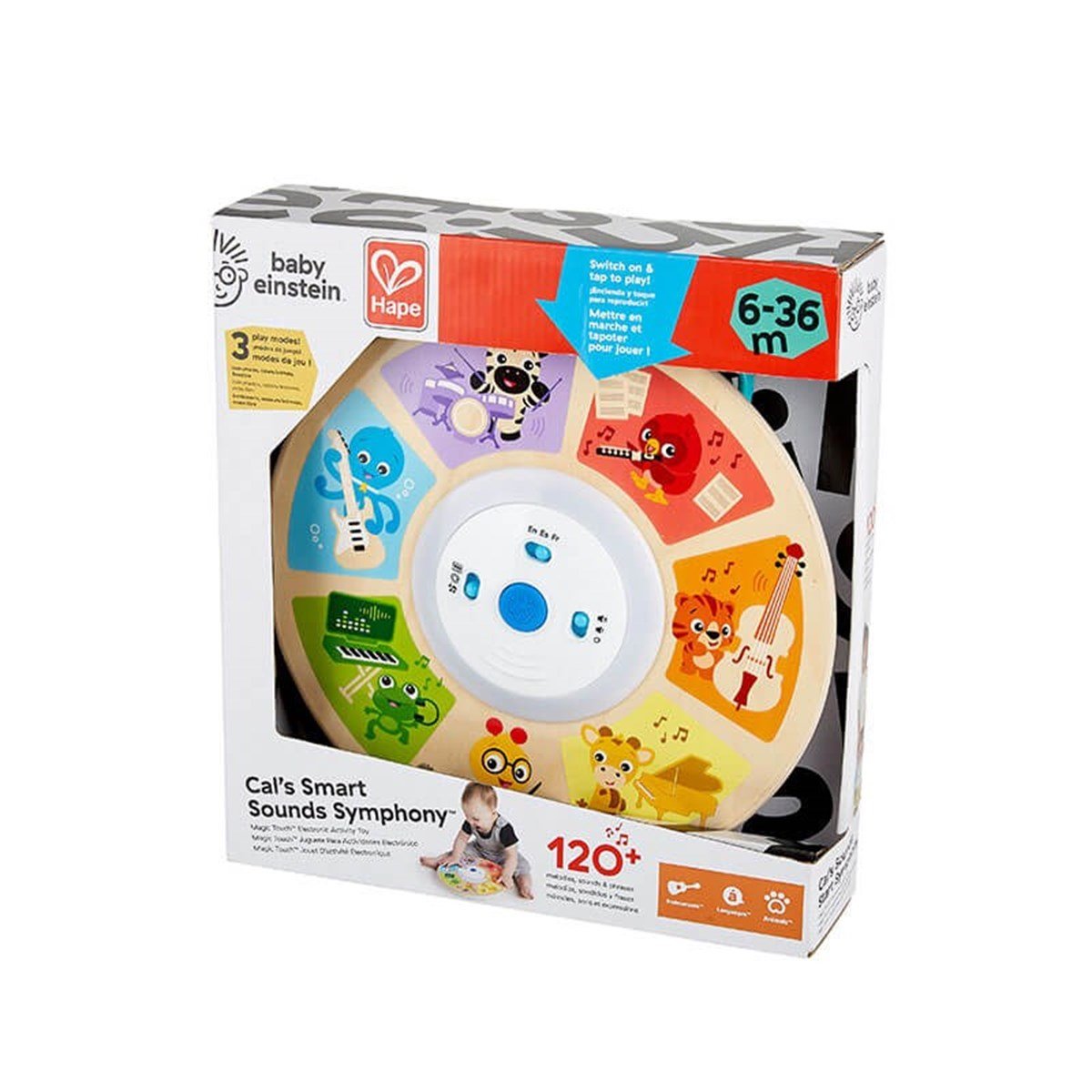 Hape Baby Einstein Cal's Smart Sounds Symphony - Dokunmatik Aktivite Oyuncağı    	