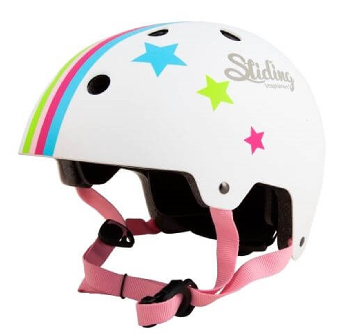 Helmet Starry White / Kask - Pembe Yıldız