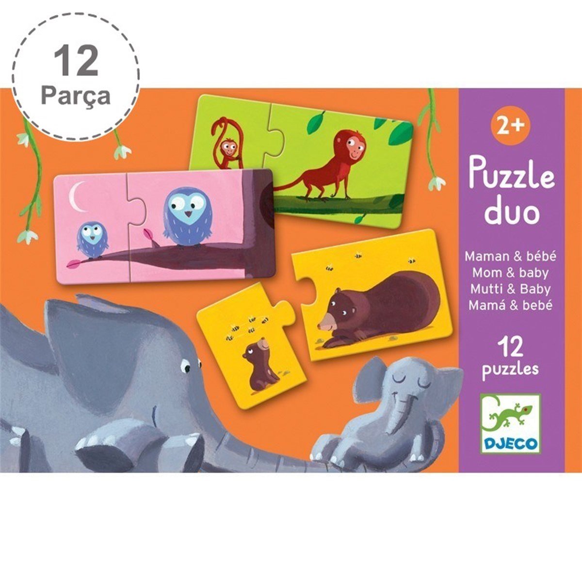 İkili Puzzle/ Duo Mom Baby
