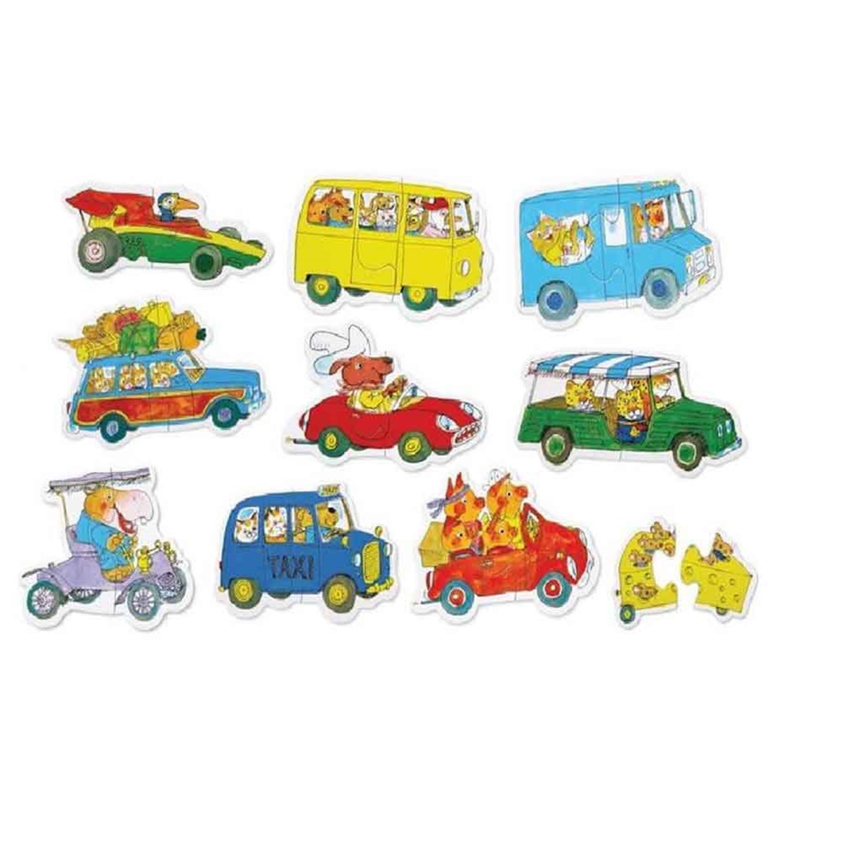 İlerleyen Puzzle Arabalar ve Kamyonlar