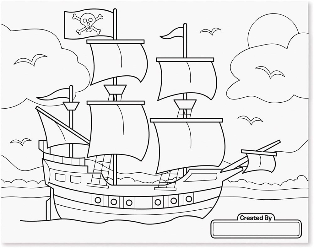 jumbo coloring pad blue -mavi boyama kitabı