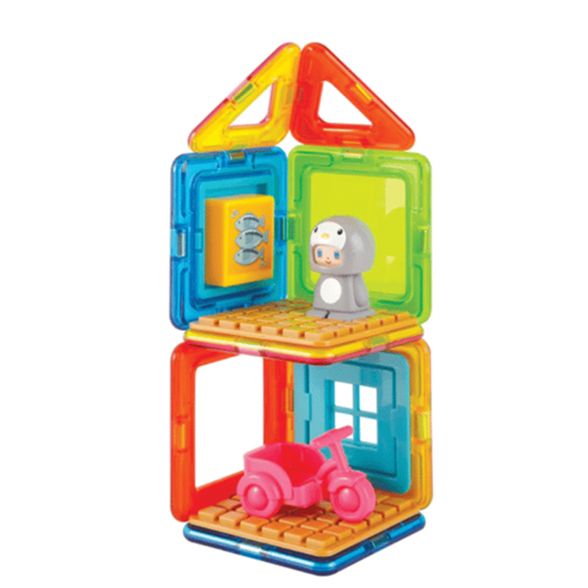 Magformers Mıknatıslı Cube House Set - Penguin - 20 Parça