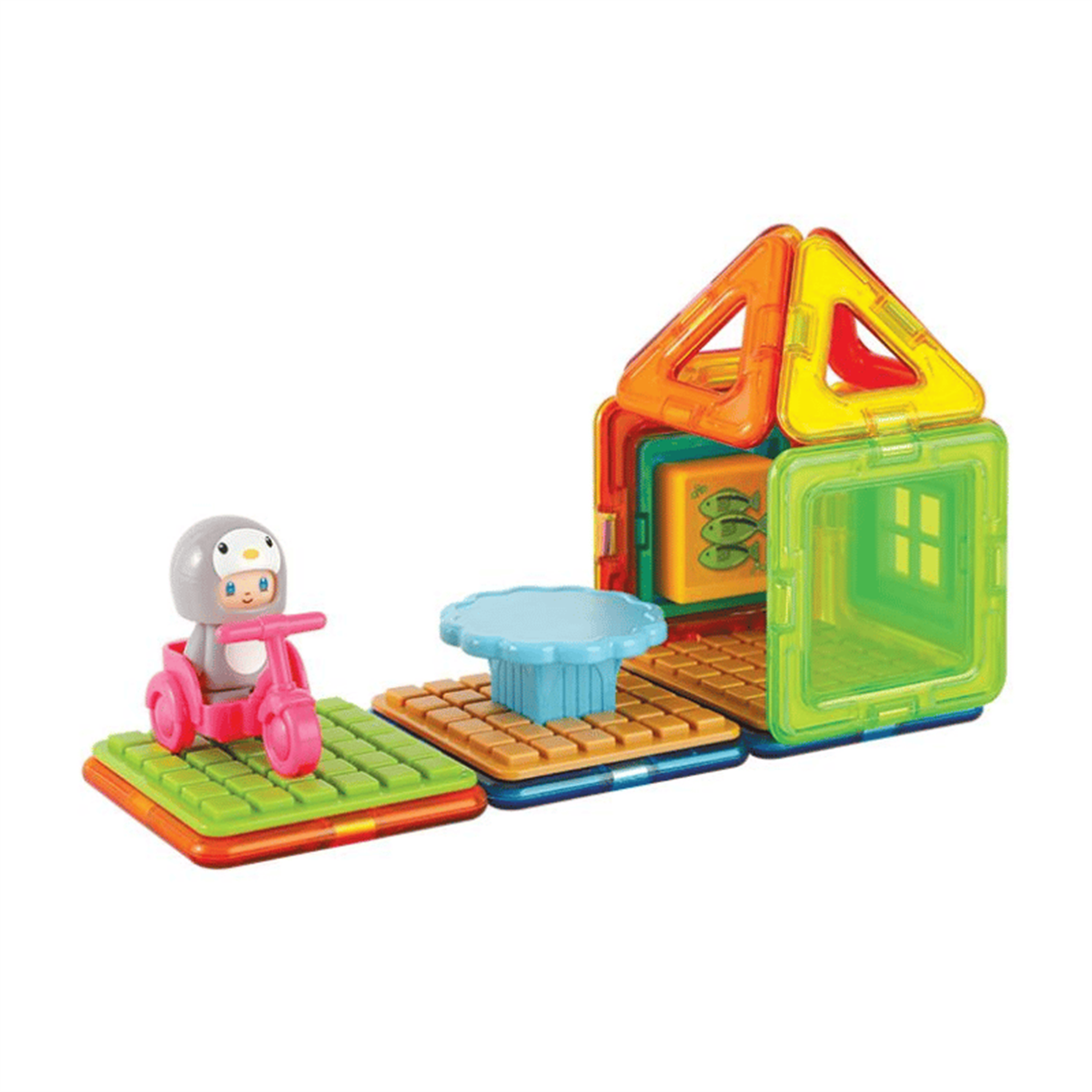 Magformers Mıknatıslı Cube House Set - Penguin - 20 Parça