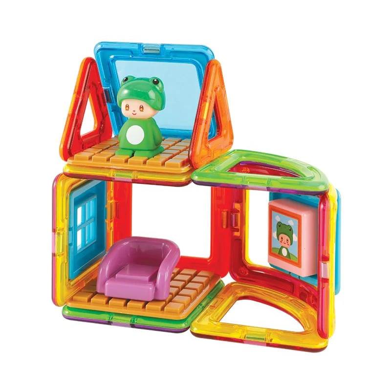 Magformers Mıknatıslı Cube HouseSet - Frog - 20 Parça