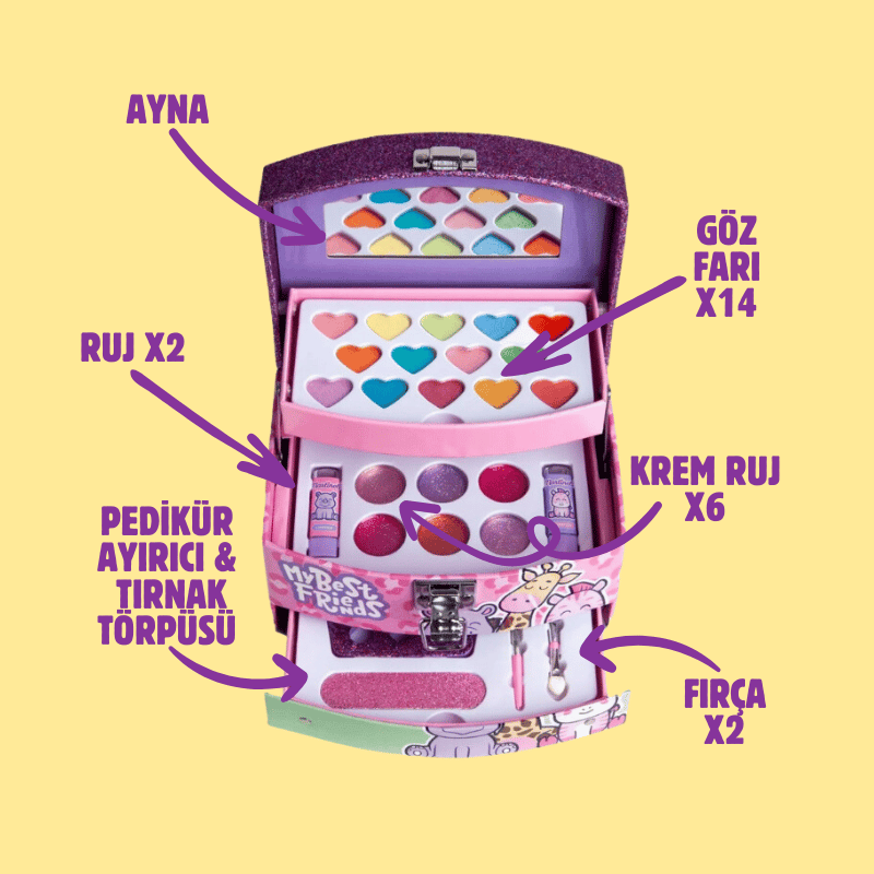 Martinelia Parıltılı Büyük Kutulu Makyaj Seti