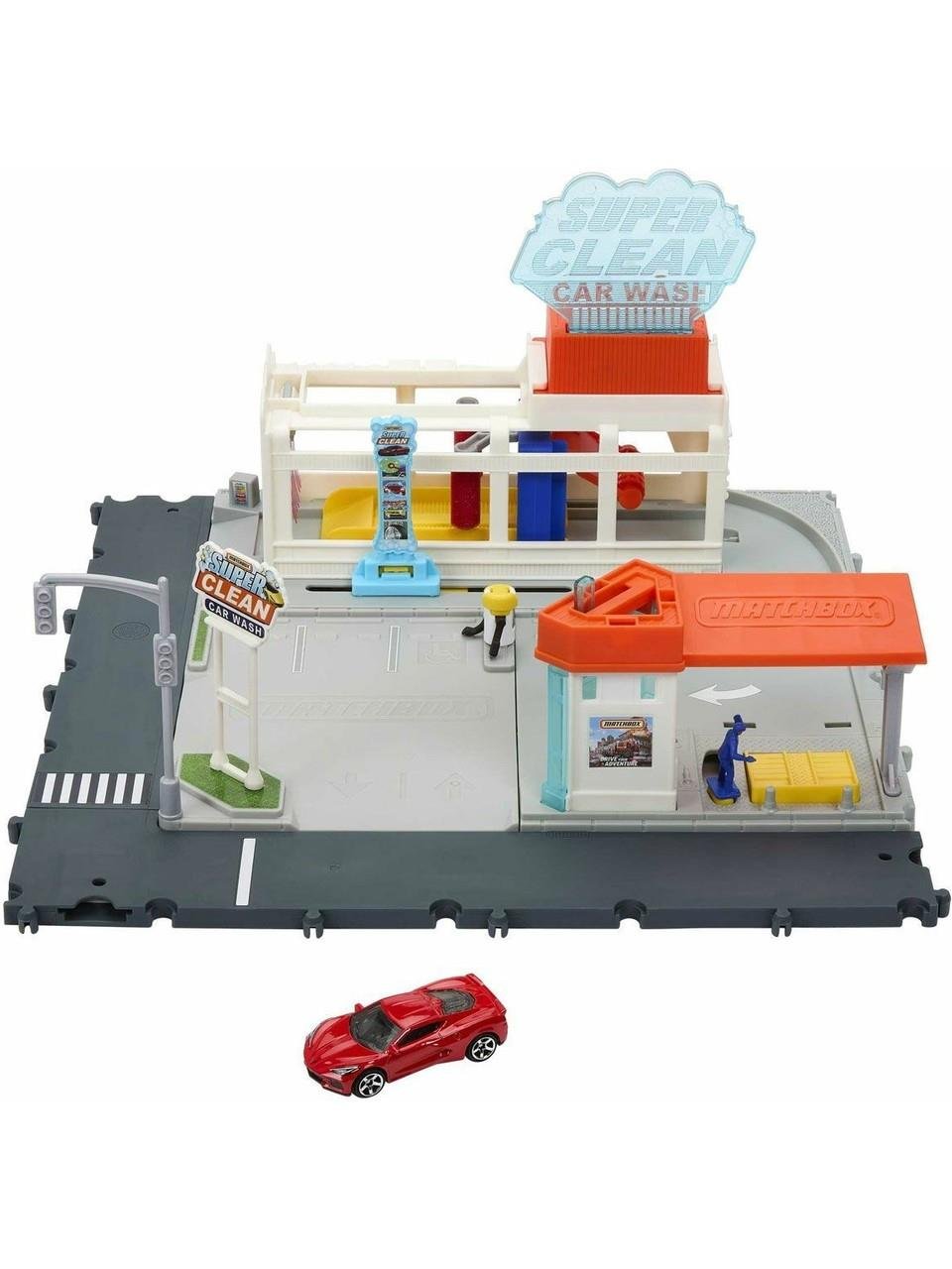 Matchbox Aksiyon Sürücüleri Oto Yıkama Seti