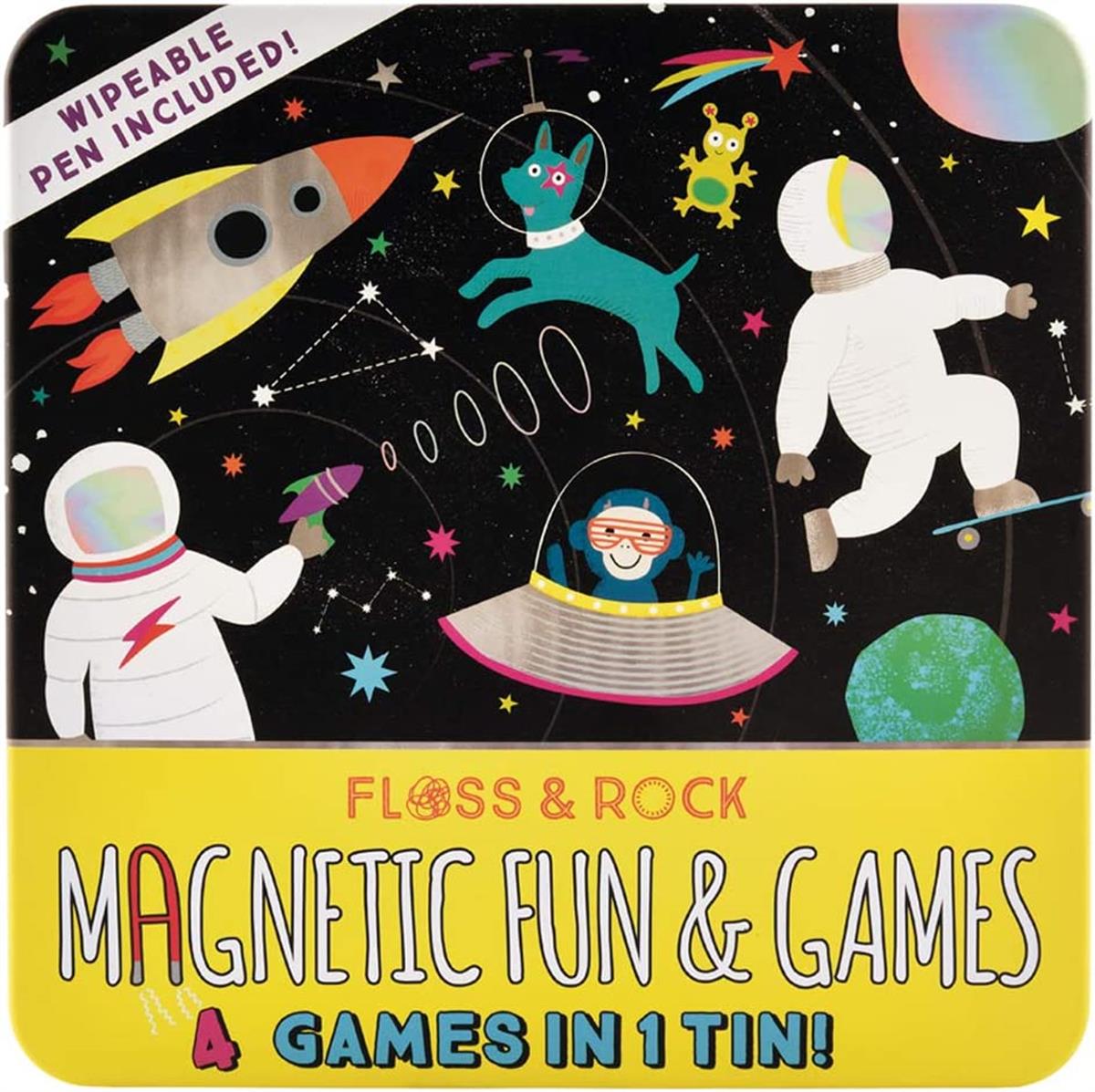 Mıknatıslı Kutu Oyunları – 4'ü 1 arada/Space