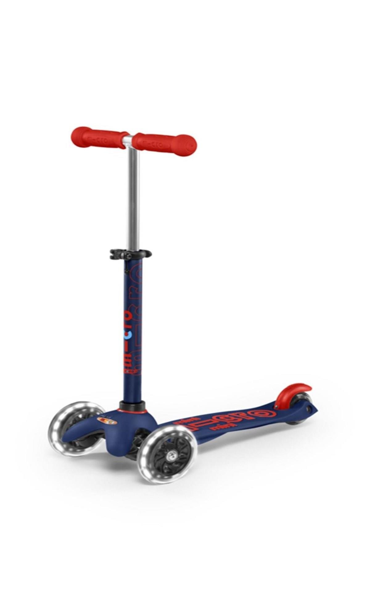 Mini Micro Deluxe Led Navy Blue Scooter