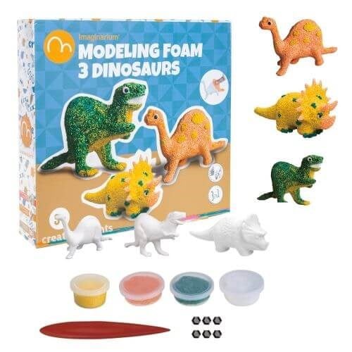 Modeling Foam 3 Dinosaurs-Dinazor Yapma Kiti