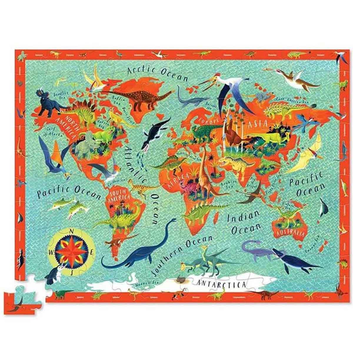 Puzzle Dinazorlar 100 Parça