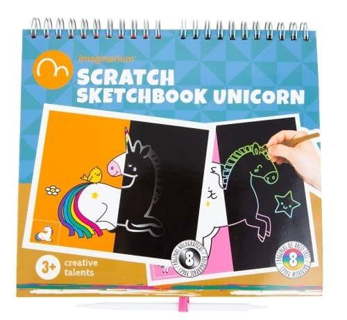 Scratch Sketchbook / Kazıma Defteri - Unicorn