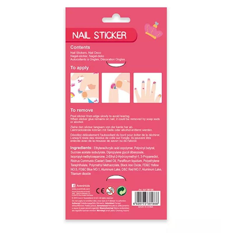 Simli Tırnak Çıkartmaları - Princess