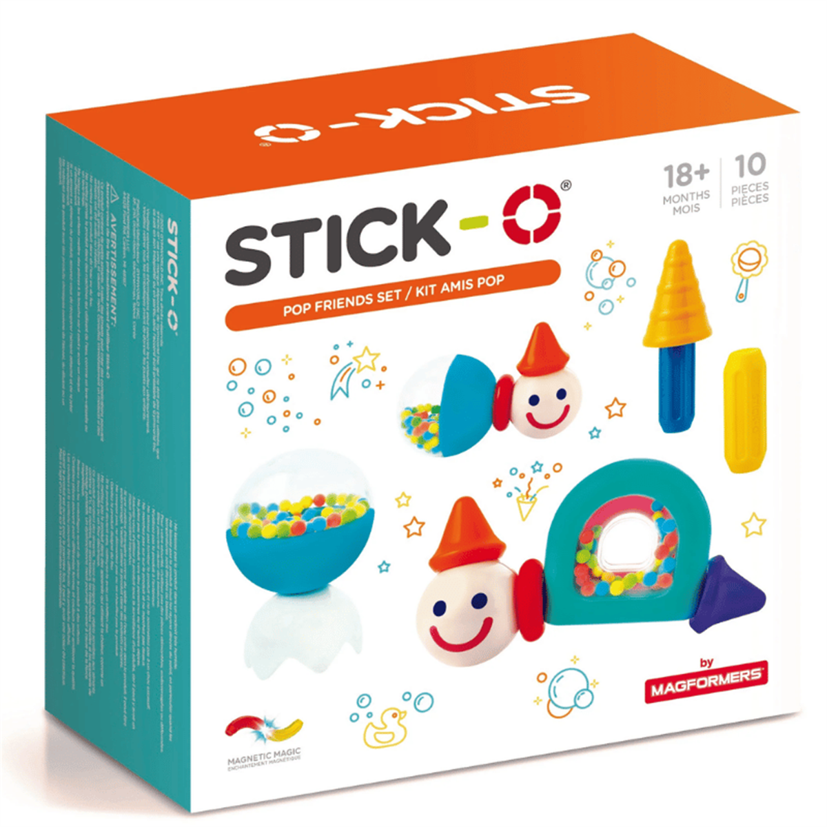 Stick-O Mıknatıslı POP Friends Seti 10 Parça