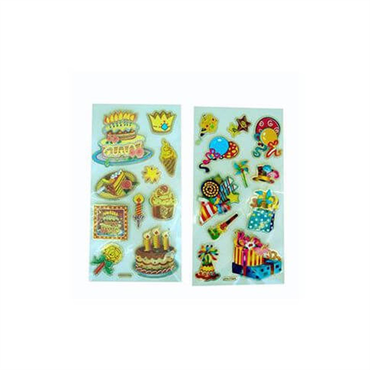 Stickers Birthday Parti / Doğum Günü Parti Sticker Seti