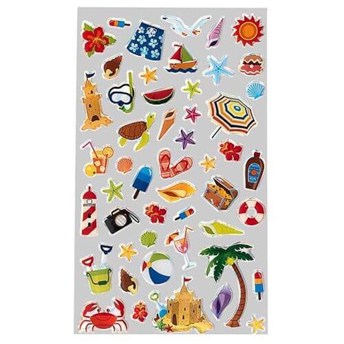 Stickers Crystal Beach / Sticker Seti - Plaj