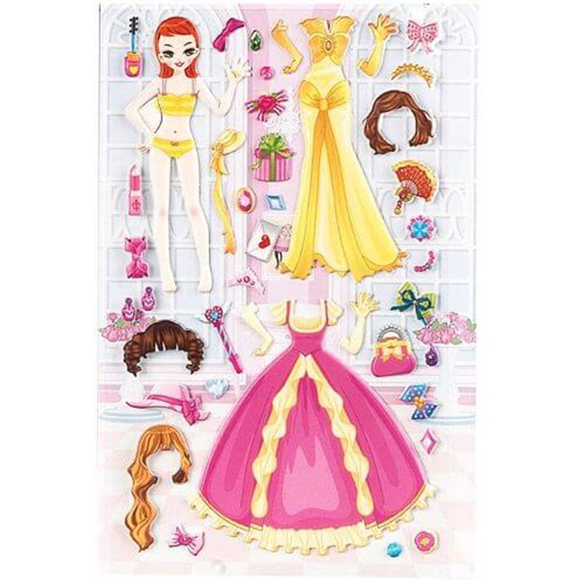 Stickers Princess Gala Pink / Prenses Sticker Seti