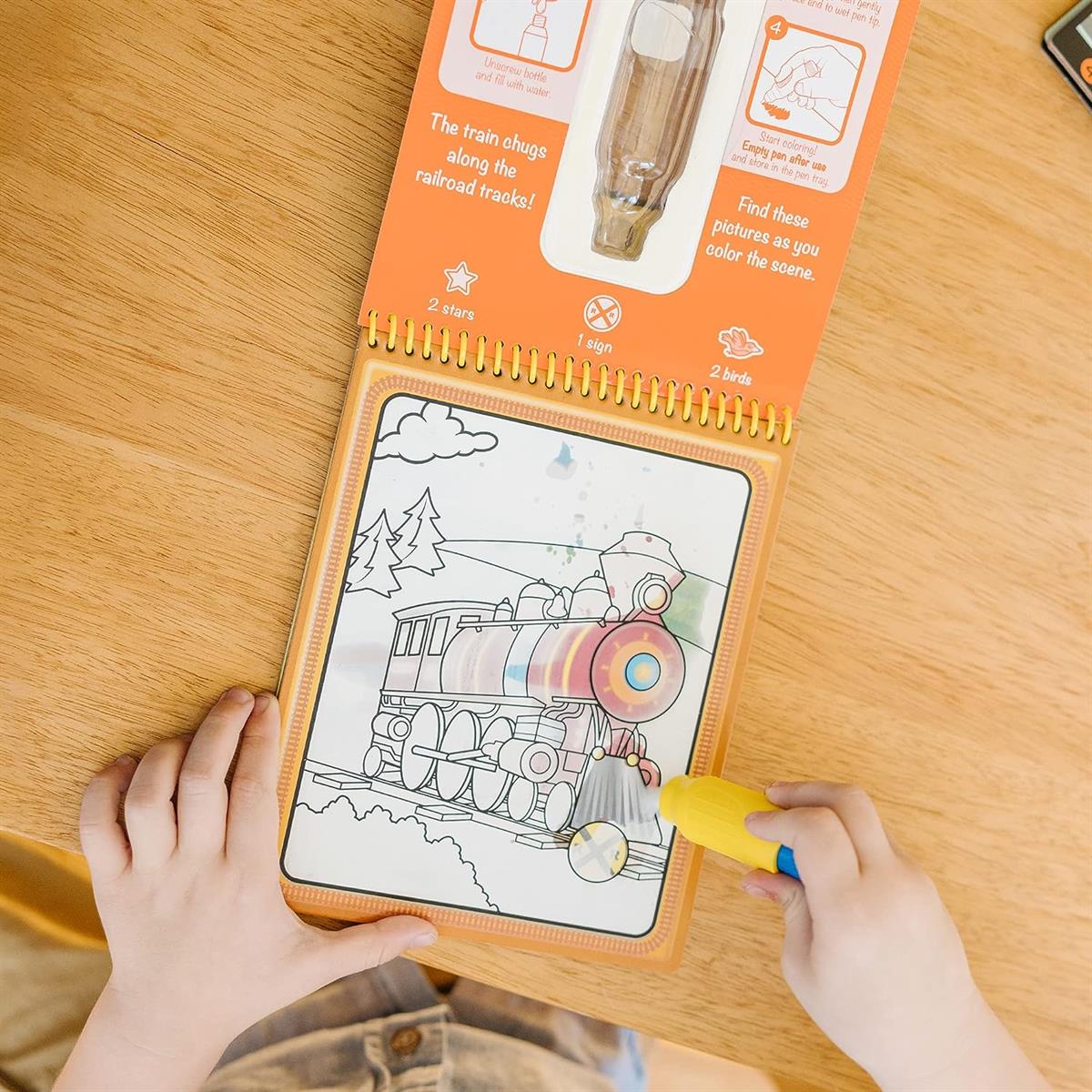 Water Wow! Su ile boyama kitabı - Araçlar