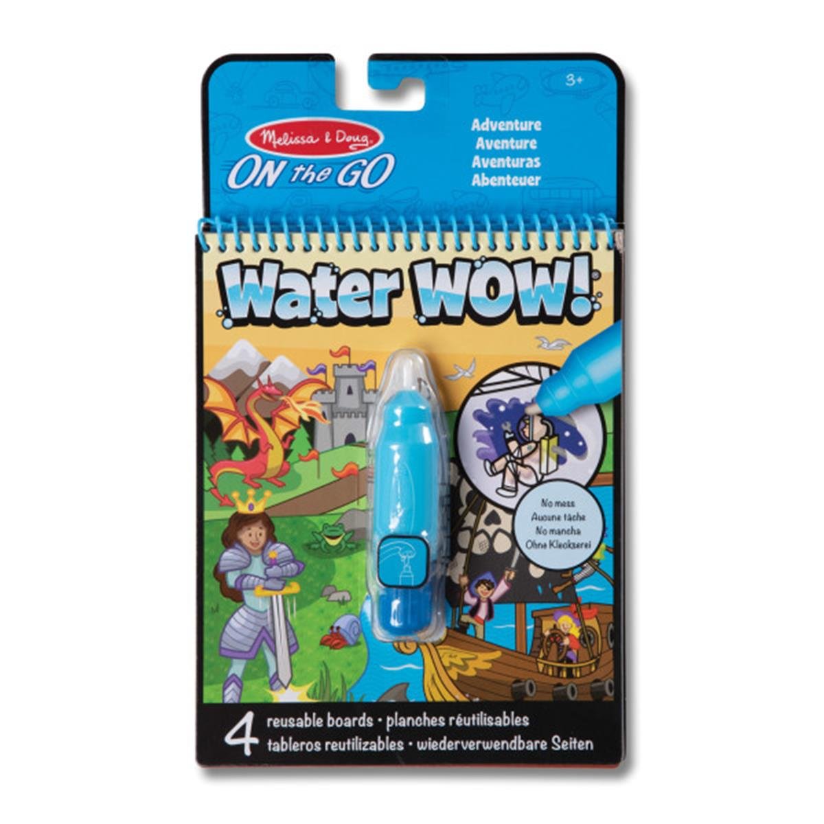 Water Wow! Su ile boyama kitabı - Macera