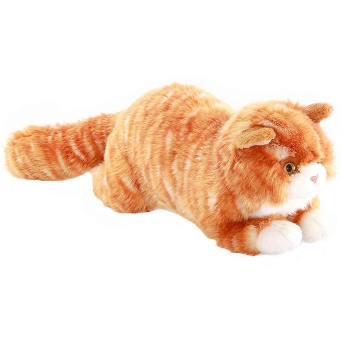 YATAN KAHVERENGİ TEKİR KEDİ 34 CM