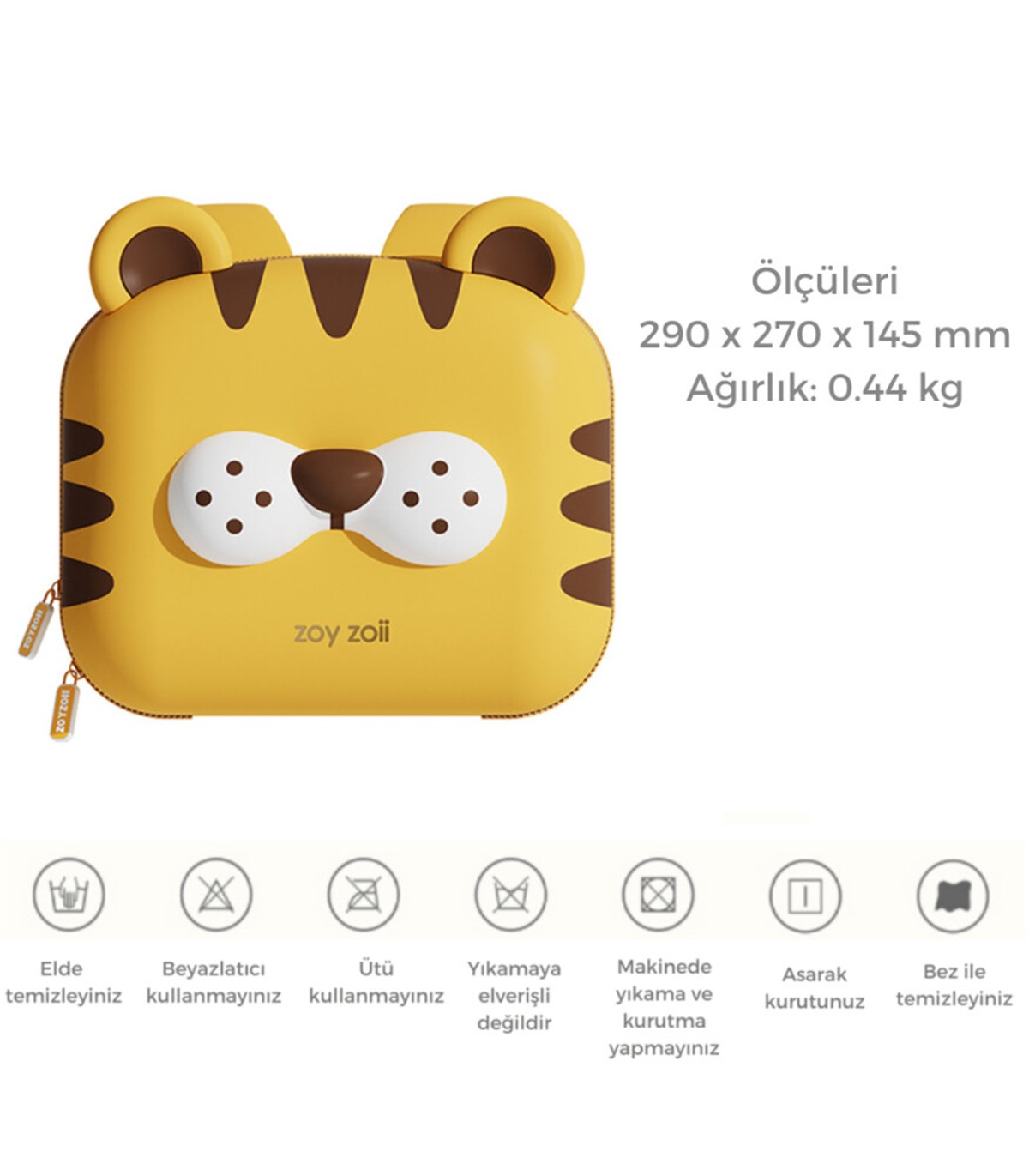 Zoyzoii Animal Serisi Tiger Sırt Çantası